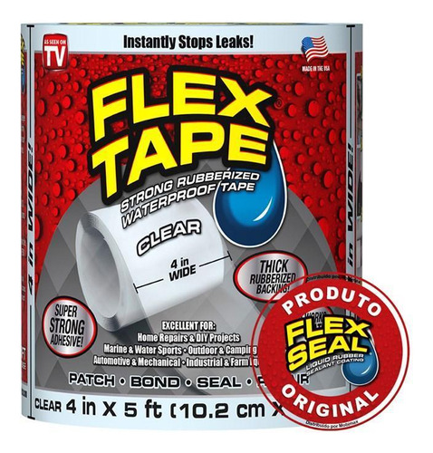 Flex Tape Superfita Multiaplicação 10 X 150 Transparente