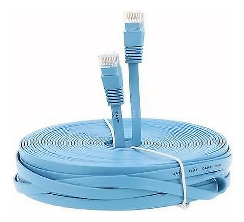 30m/98,42 Ft Cat6 Ethernet Cable Plano Rj45 Lan Internet Cab