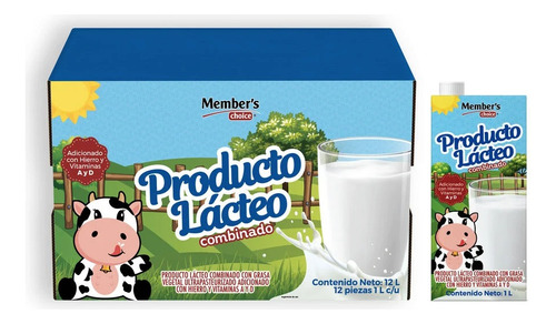 Producto Lácteo Combinado Entera Member's Choice 1 Lt. 