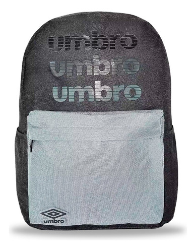 Mochila Umbro® Porta Laptop Hasta 15 Inch Diseño Clasico Casual Color Negro/gris
