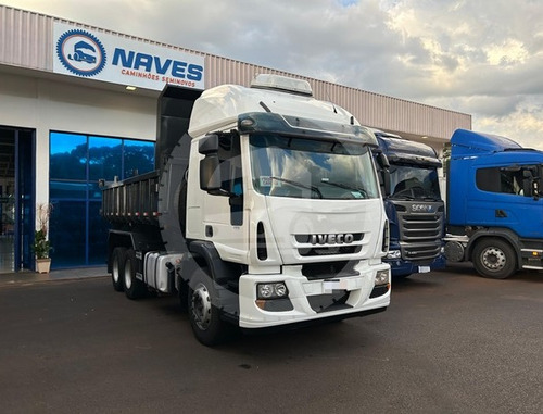 Iveco Tector 240e28 6x2 Caçamba Nova -13/14- Naves Seminovos