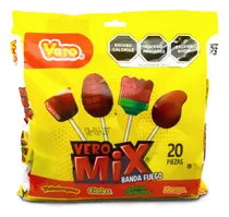 Comprar Paleta Vero Mix Banda Fuego Bolsa 290g Con 20 Piezas