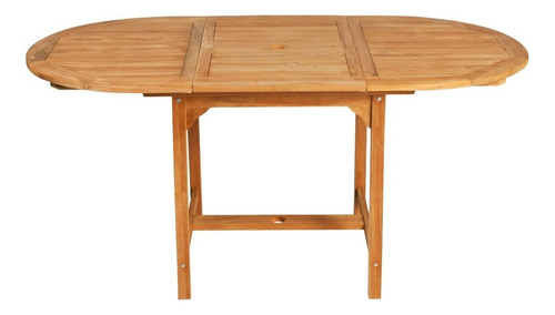 Juego De Comedor De Jardín De 7 Piezas De Madera De Teca Estructura Café
