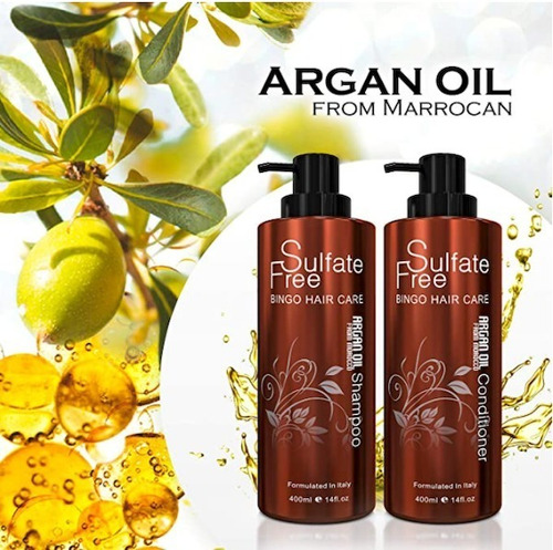 Argan Shampoo Y Acondicionador Moroccan Oil Libre Sulfato