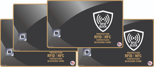 10 Tarjetas De Bloqueo Rfid. Proteja Sus Tarjetas De Crédito