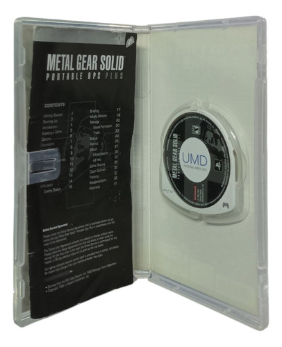 Metal Gear Solid Portable Ops Plus - Konami - Psp (Usado)