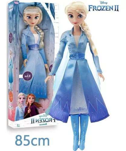 Boneca Gigante Frozen 2 Princesa Elsa 85Cm Baby Brink 2006 em