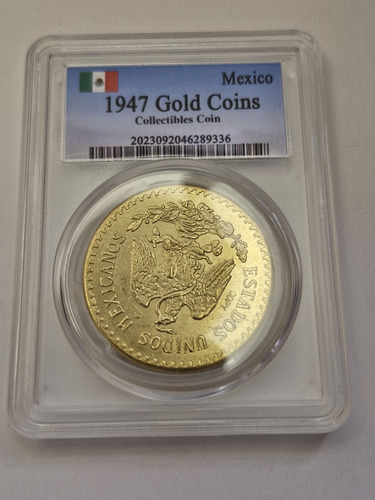 Medalla Conmemorativa Dorada Centenario México 1947 / 1921