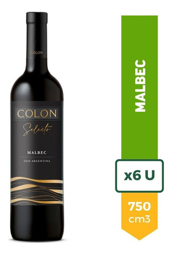 Vino Colon Selecto Malbec Tinto 750ml Caja X6 La Barra