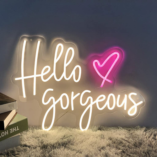 Letreros De Nen Led Grandes Para Hello Gorgeous, Luces De Ne