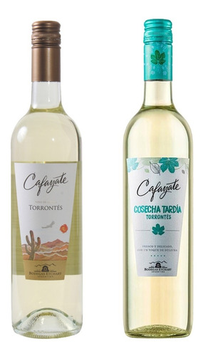 Vino Cafayate Torrontes + Cafayate Torrontes Tardio 750ml