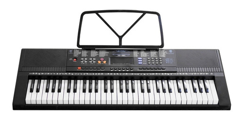 Imagem 2 de 5 de Teclado musical Spring TC-261 61 teclas preto 110V/220V