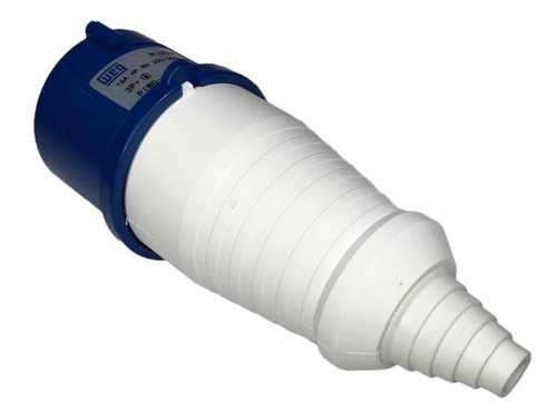 Plug Industrial 3p+t 16a 9horas 200-250v Azul Standard Weg