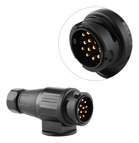 Conector De Enchufe Para Remolque, 12 V, 13 Pines, Eléctrico