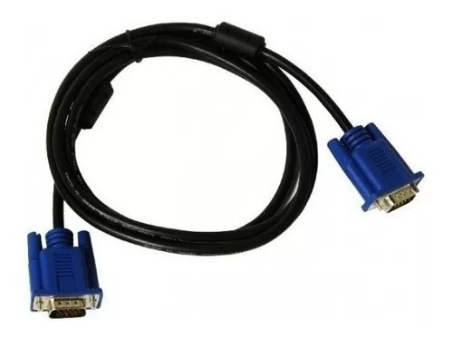 Cable Vga De 1.5 Metros Con Doble Filtro Para Monitor Nuevo