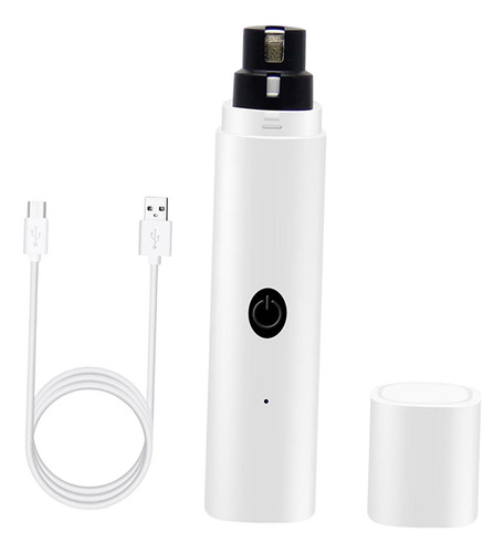 Perro Lima De Uñas Usb Recargable Bajo Ruido Pata Pulidor