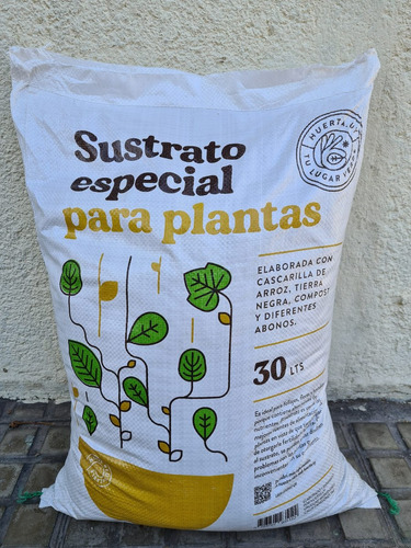 Tierra Sustrato Especial Plantas 30 Litros Bolsa Retornable