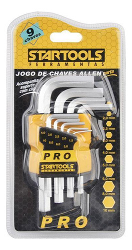 Jogo De Chaves Allen Startools - Curta