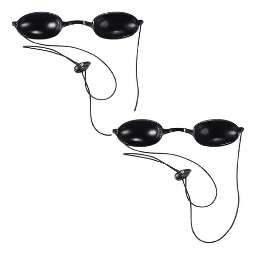 2pcs Gafas De Cama De Bronceado Flexibles Protección Para