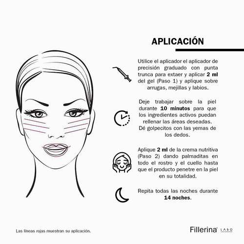 Imagen 5 de 9 de Tratamiento De Relleno Fillerina Anti Arrugas Grado 1