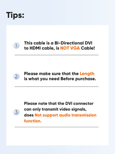 Cablecreation Adaptador Dvi A Hdmi, 2-pack Dvi Macho A Hdmi