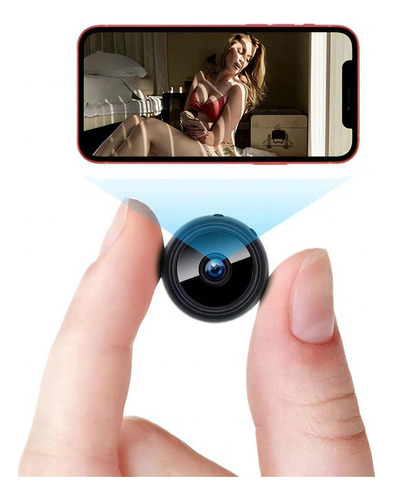 Wifi Spy Spy Cámara Oculta Con Batería Discreta Color Preto
