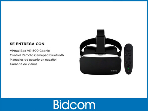Lentes Realidad Virtual Vr Box Gafas Gadnic Pro + Joystick