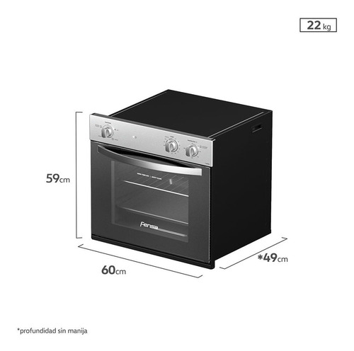 Imagen 6 de 11 de Horno Empotrable Fensa F 1060r A
