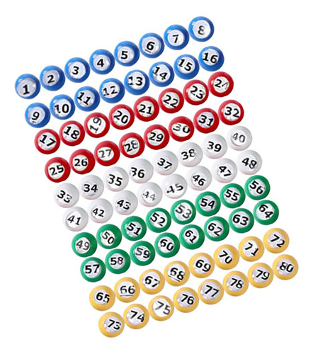 Yn Bolas De Números Para Máquina De Lotería De Juegos 1 A 80