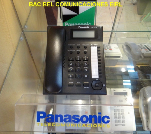 Imagen 3 de 8 de Panasonic - Teléfono Fijo Analogo Manos Libres C/id Kx-t7716