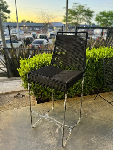 Banqueta Tulum Desayunador × 2 Tejido Premium Laccato