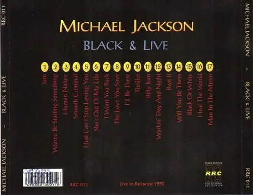 Cd Michael Jackson Live In Bukarest Importado Dangerous Tour