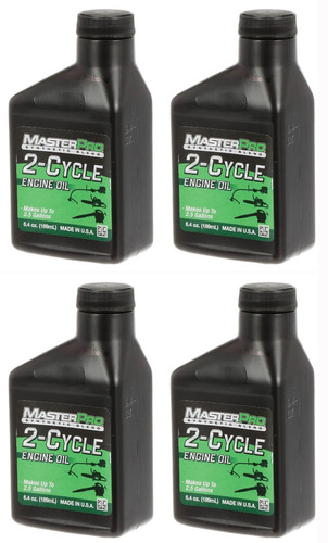 Paq 4 Aceite Sintetico De Motor De 2 Tiempos Master Pro