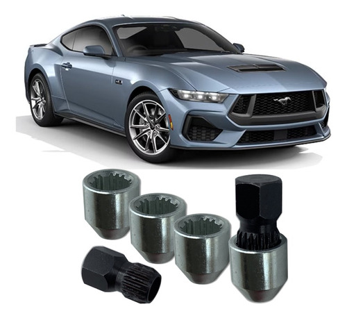 Birlos Tuercas Seguridad Antirrobo Ford Mustang 2015-2025  