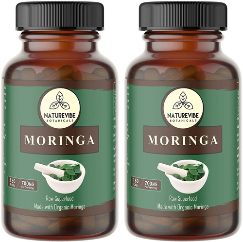 Moringa 180 Capsulas - Naturevibe - Unidad a $878