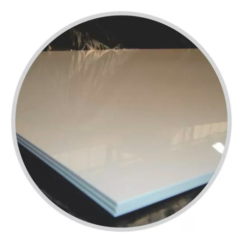 8 Chapas Placa Ps Poliestireno 50cm X 50cm X 0,5mm Ps Branco