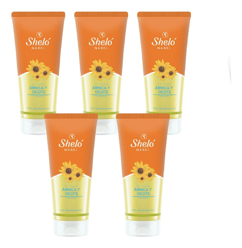 5 Pack Gel Tópico Árnica Y Ocote Shelo