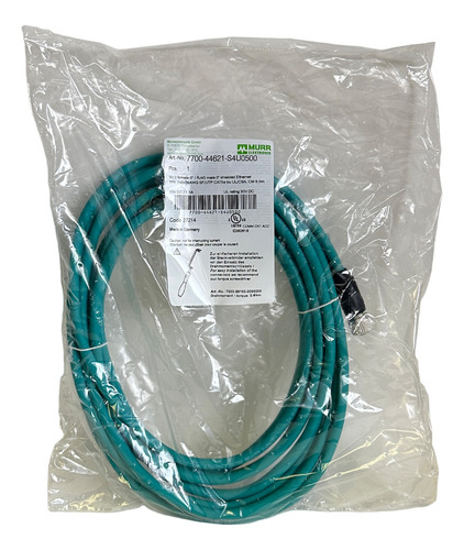 New Murr Elektronik 7700-44621-s4u0500 / 770044621s4 Ccs