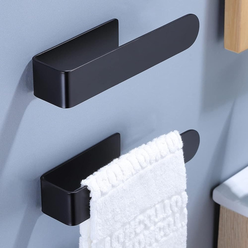 ~? Taozun Hand Towel Bar Bathroom Towel Holder Black Single 