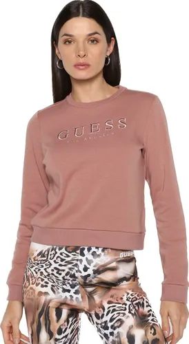 Sudadera Guess Original Mujer Premium Logo Oferta Rosa