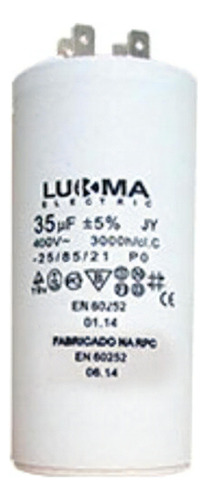 Capacitor Permanente 35 Uf 400v Lukma