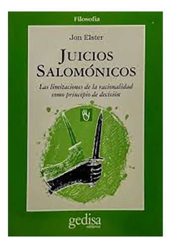 Juicios Salomónicos - Elster, Jon