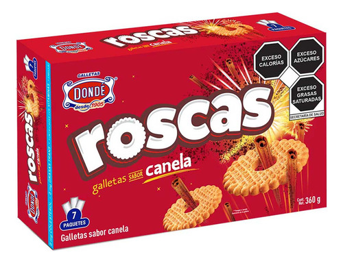 Galletas Roscas de Canela Dondé 360g