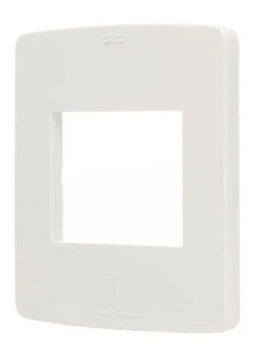 Imagen 2 de 3 de Llave De Luz Sica - Tapa Para 2 Módulos - Blanco - Mignon