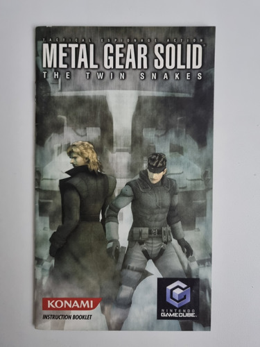 Instruction Booklet Metal Gear Solid Twin  Snakes *leia Desc