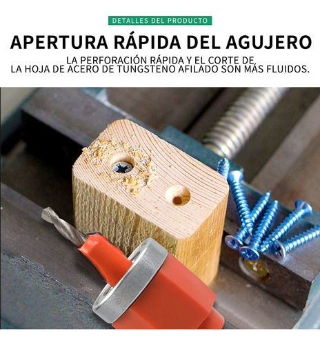 Juego De Perforadoras Con Orificios Cónicos, 6 Piezas