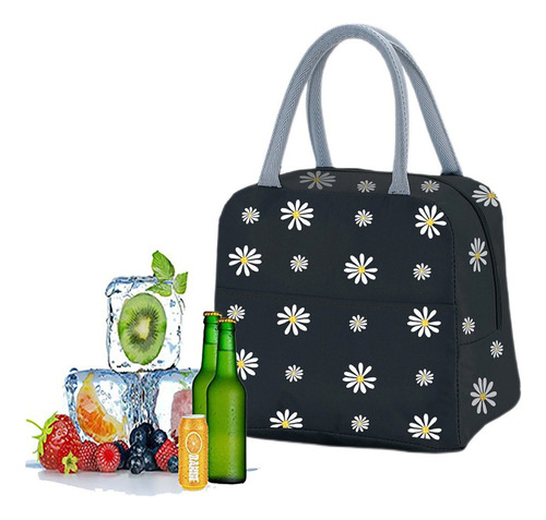 Bolsa Térmica Reutilizable Daisy Flower Para Comida