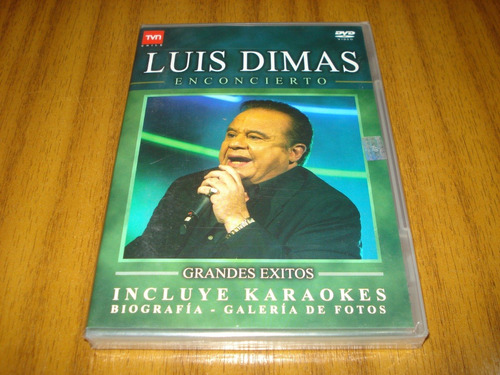 Dvd Luis Dimas / En Concierto (nuevo Y Sellado)