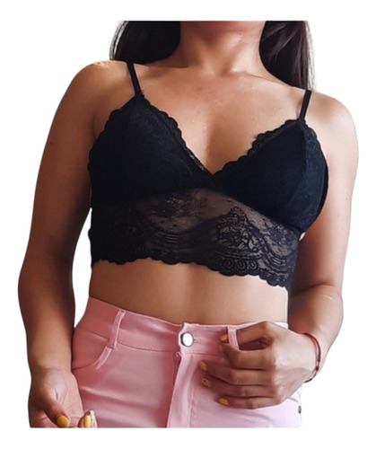 Sosten Encaje Bralet Peto Brasier Lenceria - Nuevo