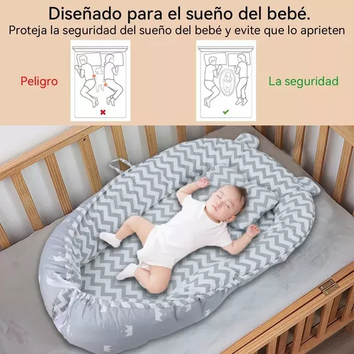 Nido Colecho Bebés Cuna Soporte Portátil Cama (doble Vista)